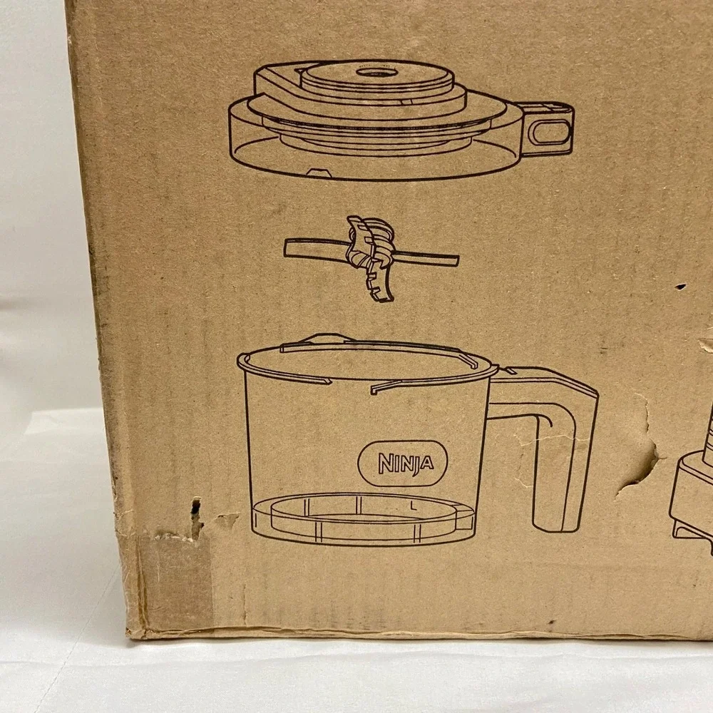 Ninja Creami Ice Cream Maker NC301 Cloud Incl. 5 Pints + Lids Silver New Opn Bx